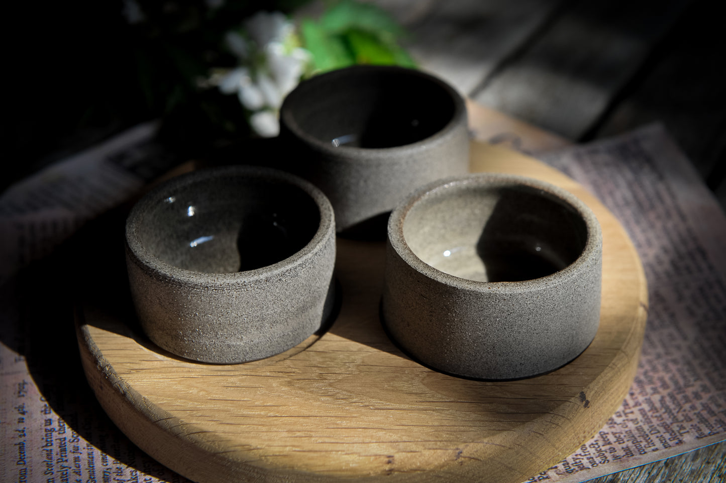 Peper - zout - olie stel Taupe
