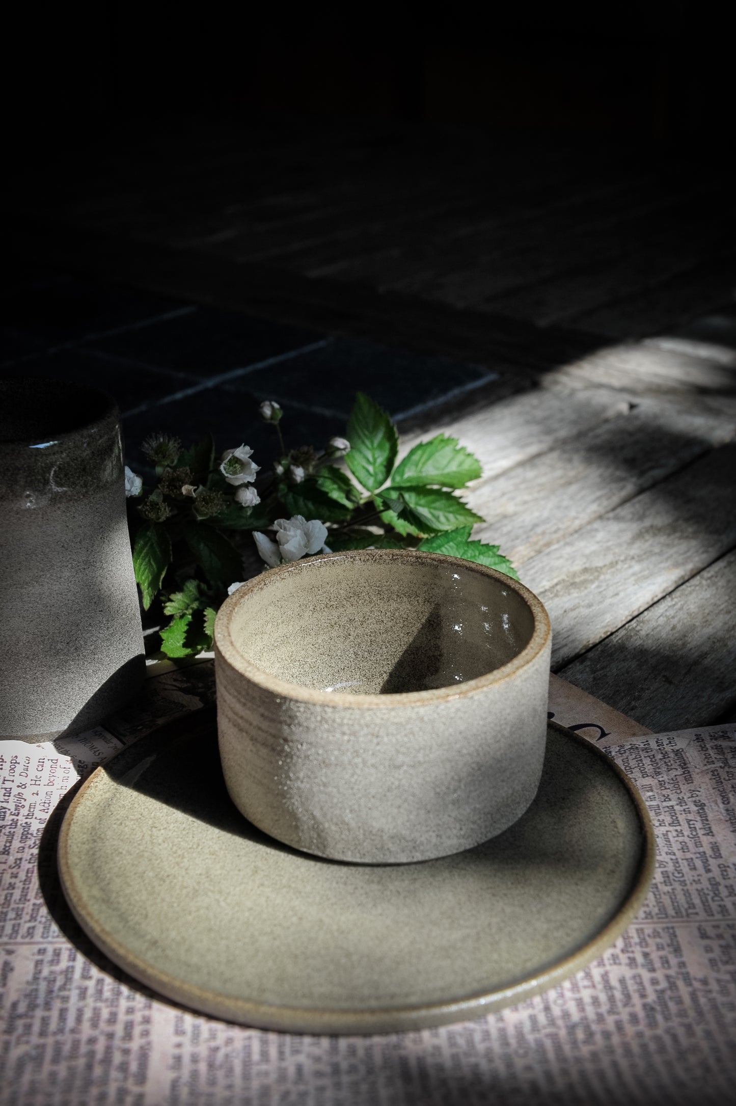 Bord Taupe 15 cm