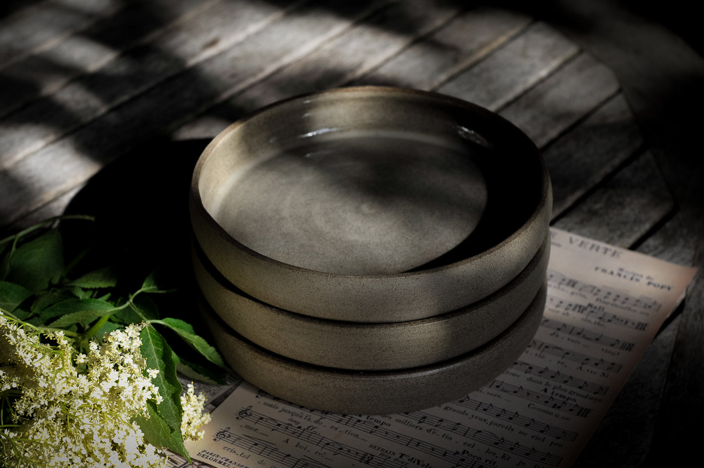Pasta bord Taupe