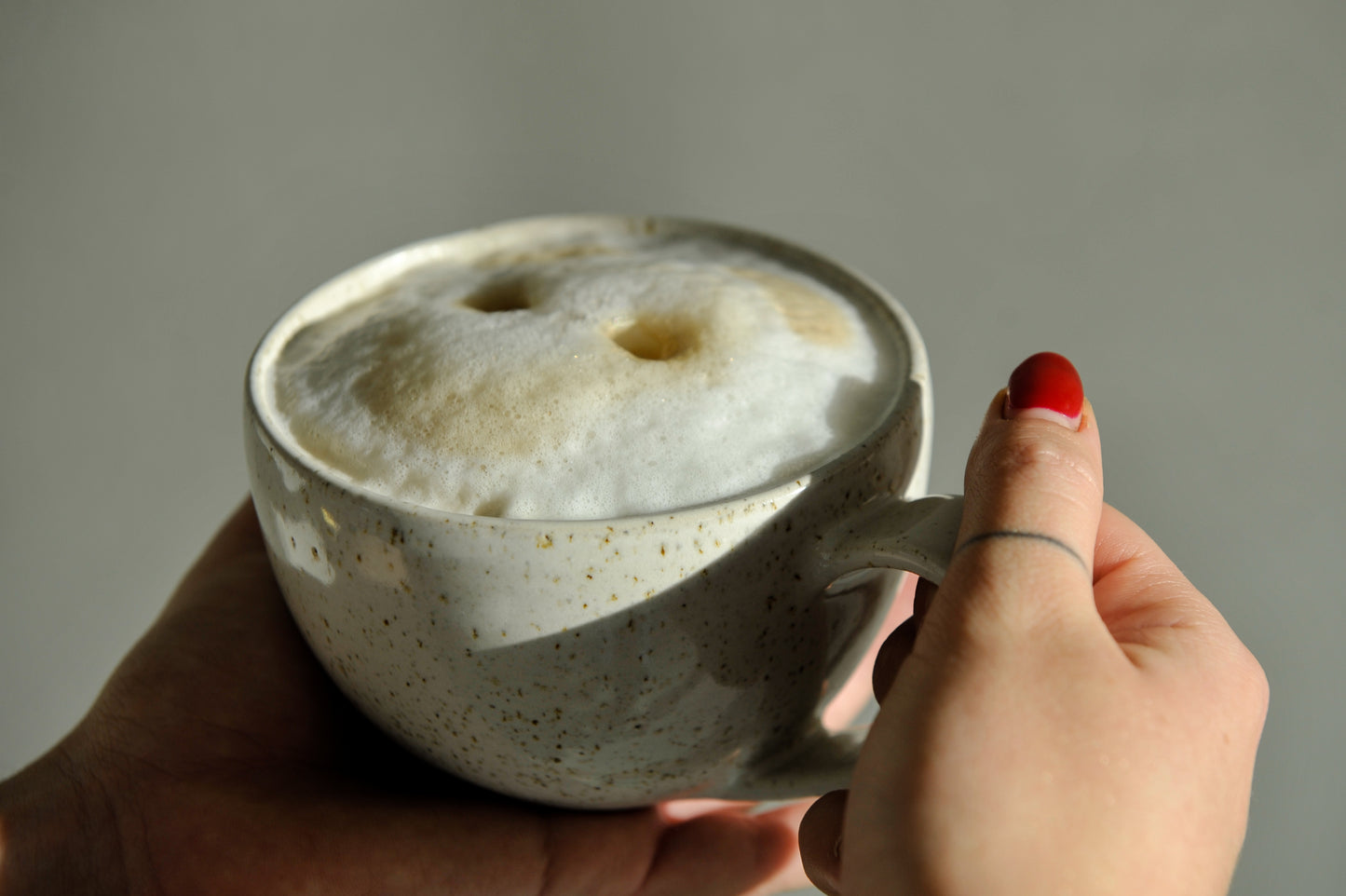 Cappucino tas - Spikkel