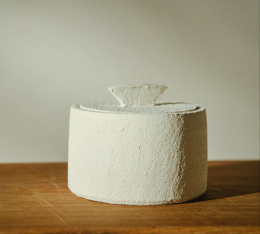 Bewaarpotje - Grof wit