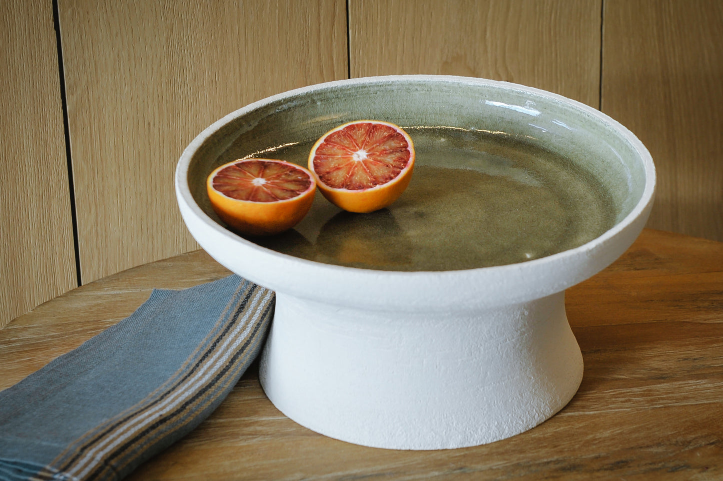 Fruitschaal - Grof wit